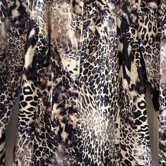 Chico’s jacket with animal print. - Picture 3 of 4